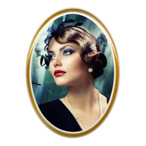 zdjęcie ze złotym paskiem