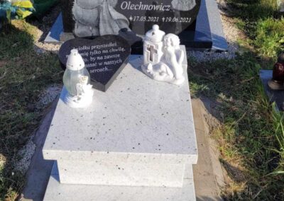 miś na nagrobek dziecięcy