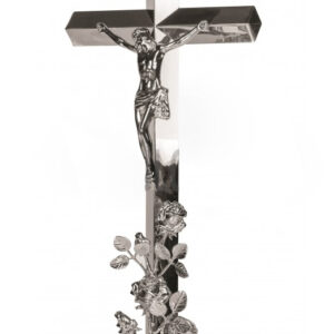 krzyż ze stali caro z pasyjką
