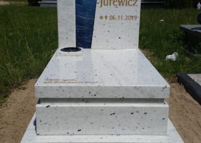 szkło do nagrobków