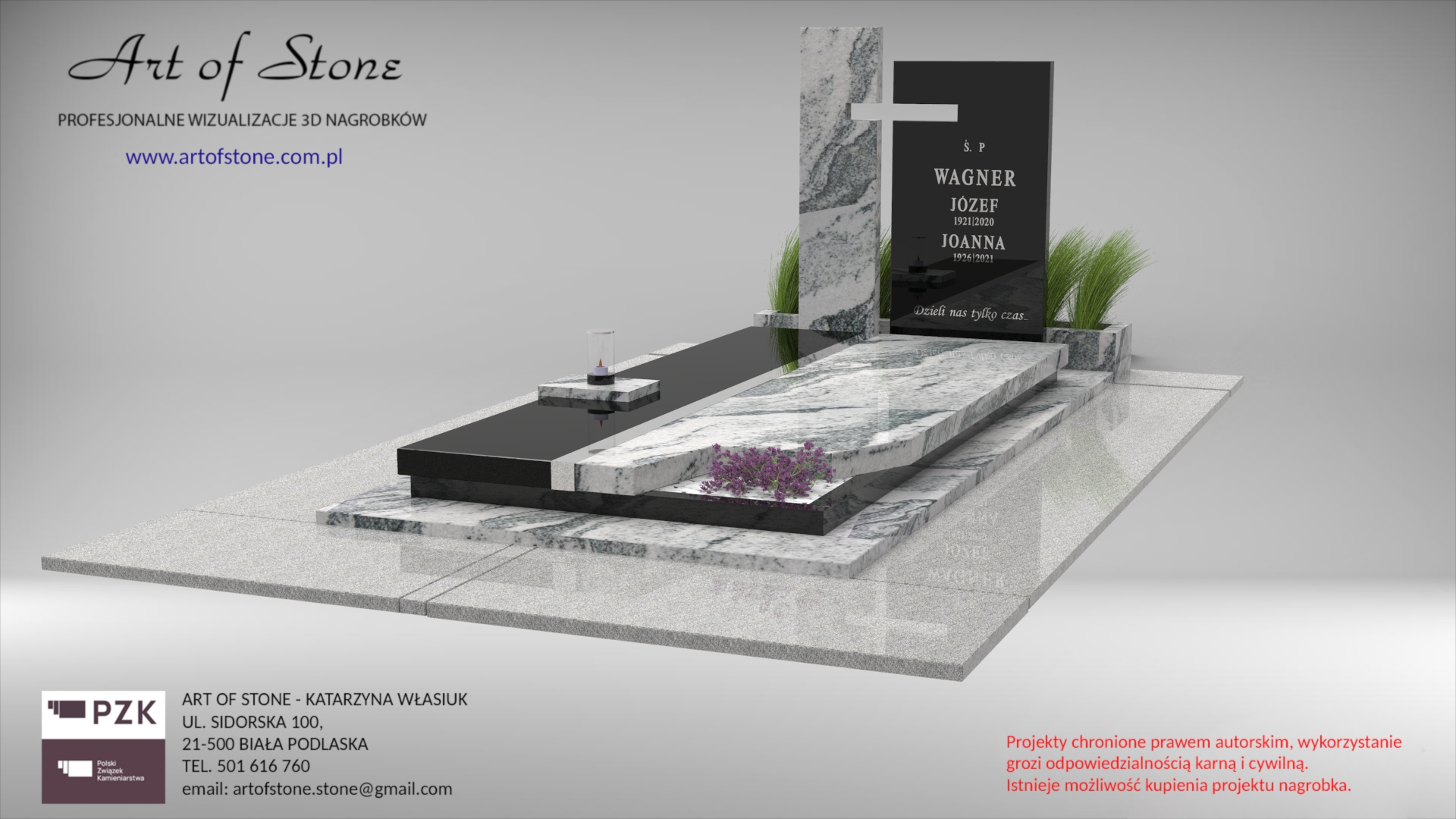 Nagrobek Viscount White