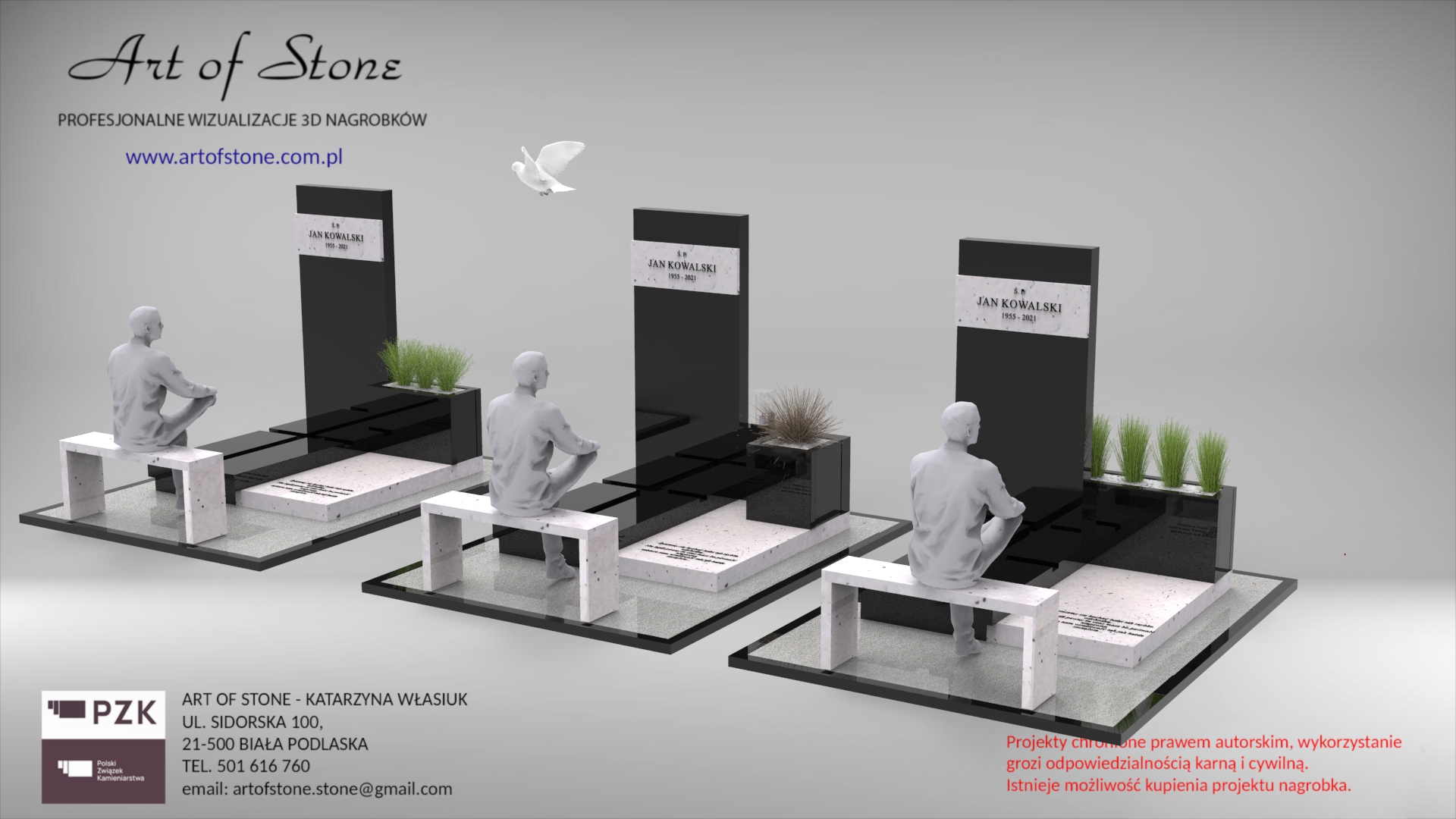 Nagrobek Sargas projekt