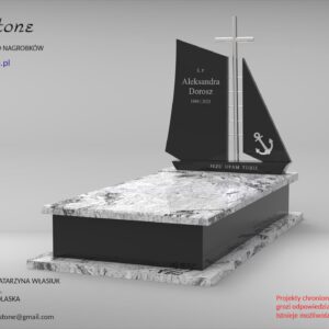 nagrobek maszt statek