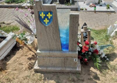 nagrobek Astoria ze szkłem