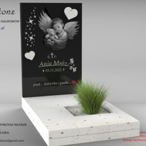 wyjątkowy nagrobek dla dziecka