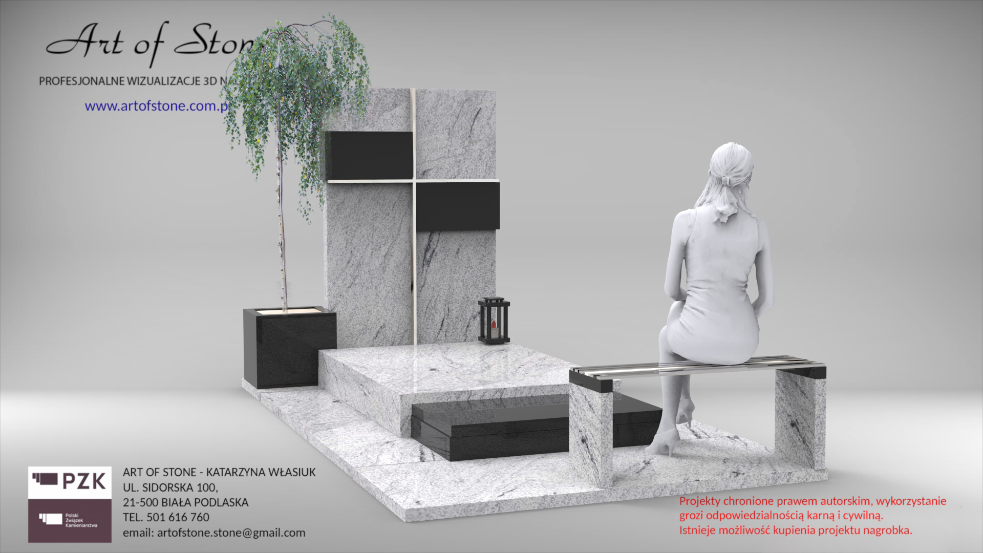 nagrobek artystyczny