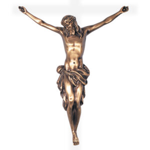 Duża pasyjka z brązu na nagrobek 54 cm, 63 cm, 77 cm, 112 cm