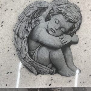 aniołek grawerowany