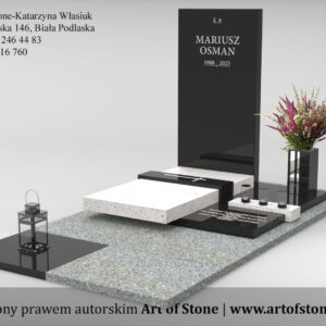 Nowoczesny nagrobek urnowy