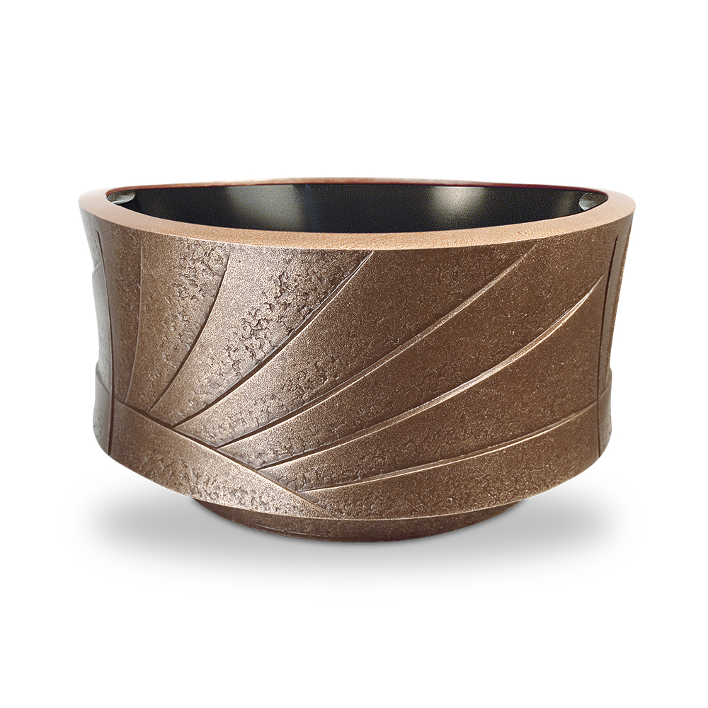 misa z brązu na nagrobek