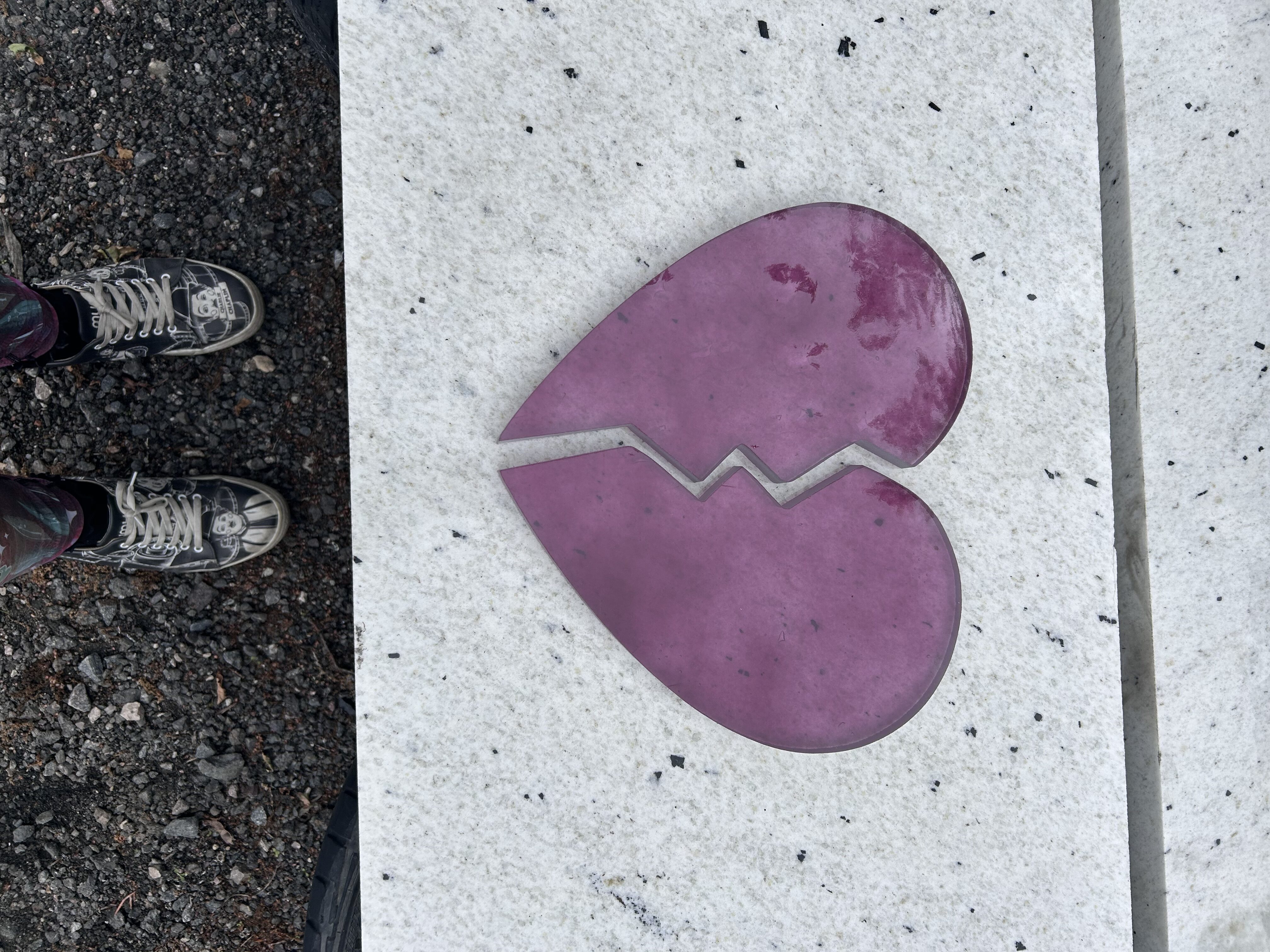 szklane serce pękniete