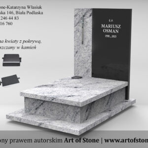 nowoczesny nagrobek urnowy