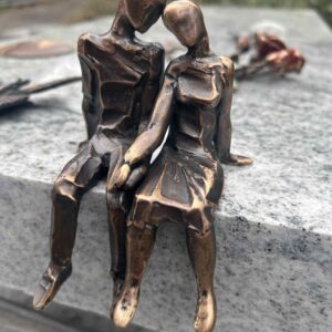 para z brązu na nagrobek